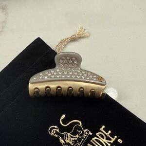 Elegant Gold and Silver Hair Clip